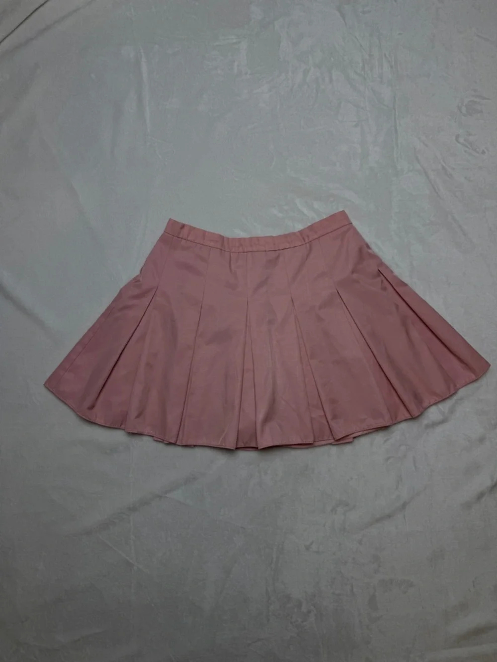 Amanda Uprichard Blush Pink Pleated Dixon Skirt/Skort - Picture 3 of 7